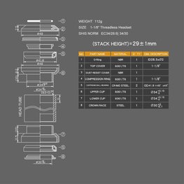 HEADSET 28,6mm