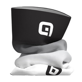 ALÉ Cyklistický nákrčník - FADE - bílá/černá