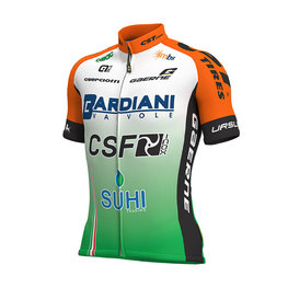 ALÉ Cyklistický dres s krátkým rukávem - BARDIANI CSF 2019 - vícebarevná
