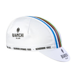 BIANCHI MILANO Cyklistická čepice - NEON - bílá