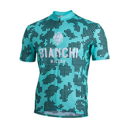 BIANCHI MILANO Cyklistický dres s krátkým rukávem - PRIOLO MTB - modrá