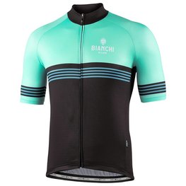 BIANCHI MILANO Cyklistický dres s krátkým rukávem - PRIZZI - zelená/černá