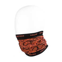 BIOTEX Cyklistický nákrčník - MULTIFUNCTIONAL - černá/oranžová