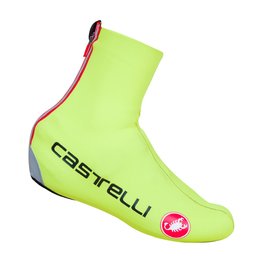 CASTELLI Cyklistické návleky na tretry - DILUVIO C - žlutá