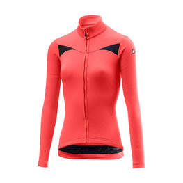 CASTELLI Cyklistický dres s dlouhým rukávem zimní - SINERGIA LADY WINTER - růžová
