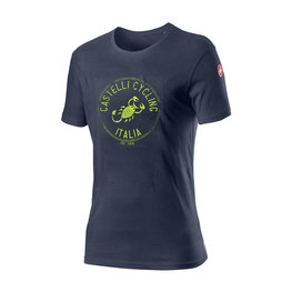 CASTELLI Cyklistické triko s krátkým rukávem - ARMANDO - modrá