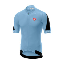 CASTELLI Cyklistický dres s krátkým rukávem - VOLATA 2.0 - modrá/černá