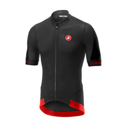 CASTELLI Cyklistický dres s krátkým rukávem - VOLATA 2.0 - červená/černá