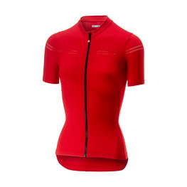 CASTELLI Cyklistický dres s krátkým rukávem - PROMESSA 2.0 LADY - červená