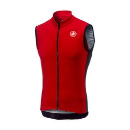 CASTELLI Cyklistický dres bez rukávů - ENTRATA 3.0 - červená/černá