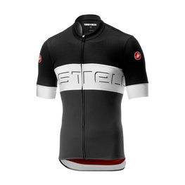 CASTELLI Cyklistický dres s krátkým rukávem - PROLOGO VI - béžová/černá/šedá