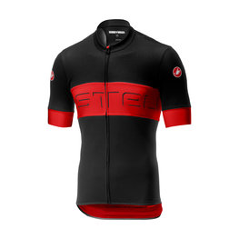 CASTELLI Cyklistický dres s krátkým rukávem - PROLOGO VI - červená/černá