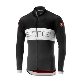 CASTELLI Cyklistický dres s dlouhým rukávem letní - PROLOGO VI SUMMER - černá/šedá/béžová