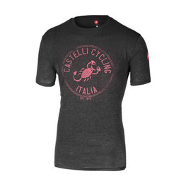 CASTELLI Cyklistické triko s krátkým rukávem - ARMANDO - růžová/šedá