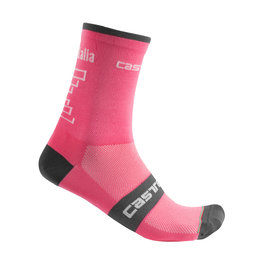 CASTELLI Cyklistické ponožky klasické - GIRO 2019  - růžová