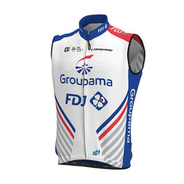 ALÉ Cyklistická vesta - GROUPAMA FDJ 2019 - modrá/bílá/červená