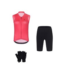 RIVANELLE Cyklistický mega set - PURE - růžová/černá