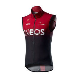 CASTELLI Cyklistická vesta - INEOS 2020 - černá/červená
