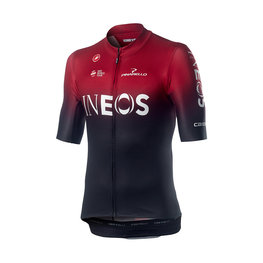 CASTELLI Cyklistický dres s krátkým rukávem - TEAM INEOS 2019 - černá/červená