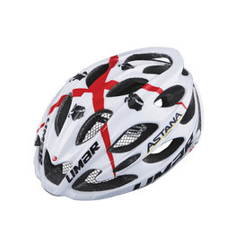 LIMAR Cyklistická přilba - ULTRALIGHT+ - bílá/černá/červená