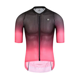 MONTON Cyklistický dres s krátkým rukávem - SPACE - černá/červená