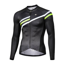 MONTON Cyklistický dres s dlouhým rukávem letní - FLYBY SUMMER - černá