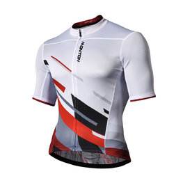 MONTON Cyklistický dres s krátkým rukávem - FOCUS - bílá