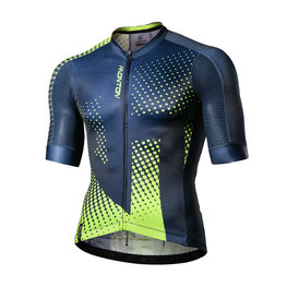 MONTON Cyklistický dres s krátkým rukávem - ILLUMINATION - žlutá/černá