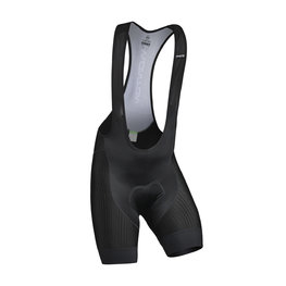 MONTON Cyklistické kalhoty krátké s laclem - MOVING - černá