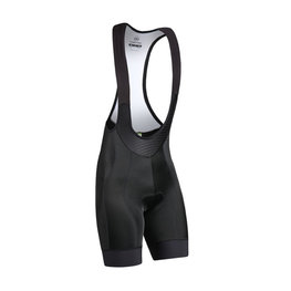 MONTON Cyklistické kalhoty krátké s laclem - TRANSCENDENCY LADY - černá