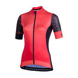 NALINI Cyklistický dres s krátkým rukávem - AIS STILOSA 2.0 LADY - oranžová/černá
