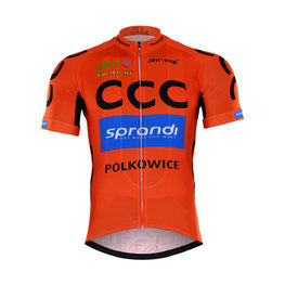 Cyklistický dres s krátkým rukávem - CCC RENO 2016 - oranžová