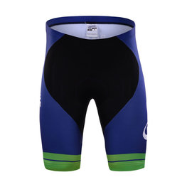 Cyklistické kalhoty krátké bez laclu - ORICA 2017 - černá/zelená/modrá