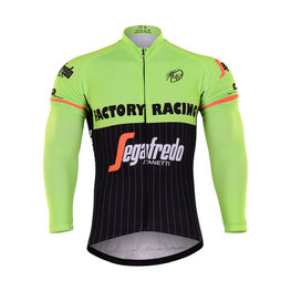 Cyklistický dres s dlouhým rukávem letní - TREK 2017 SUMMER - žlutá/černá