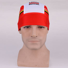 Cyklistická bandana - LOTTO 2018 - červená/bílá