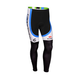 Cyklistické kalhoty dlouhé bez laclu - CANNONDALE 2013 WNT - černá/bílá/světle modrá