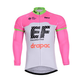 Cyklistický dres s dlouhým rukávem letní - CANNONDALE 2018 SMR - bílá/růžová