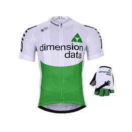 BONAVELO Cyklistický mega set - DIMENSION DATA 2019 - zelená/bílá