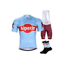 BONAVELO Cyklistický mega set - KATUSHA 2019 - modrá/bordó