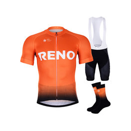 BONAVELO Cyklistický mega set - CCC RENO 2019 - černá/oranžová