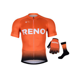 BONAVELO Cyklistický mega set - CCC RENO 2019 - černá/oranžová