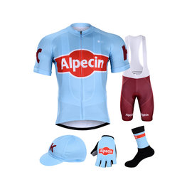 BONAVELO Cyklistický mega set - KATUSHA 2019 - modrá/bordó