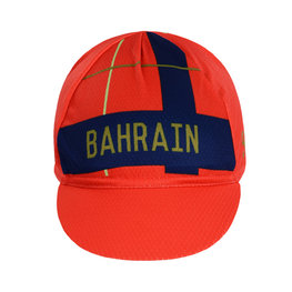 Cyklistická čepice - BAHRAIN MERIDA 2019 - červená/modrá