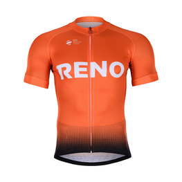 BONAVELO Cyklistický dres s krátkým rukávem - CCC RENO 2019 KIDS - oranžová