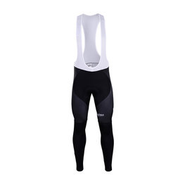 BONAVELO Cyklistické kalhoty dlouhé s laclem - MOVISTAR 2019 SUMMER - černá