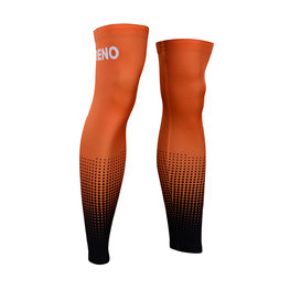 Cyklistické návleky na nohy - CCC RENO 2019 - oranžová/černá
