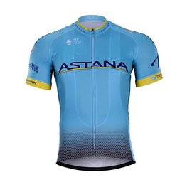 BONAVELO Cyklistický dres s krátkým rukávem - ASTANA 2019  - světle modrá