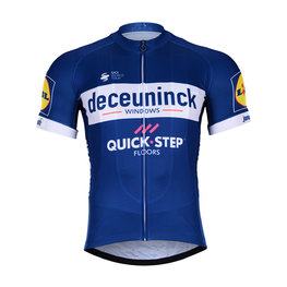 BONAVELO Cyklistický dres s krátkým rukávem - QUICKSTEP 2019 - modrá