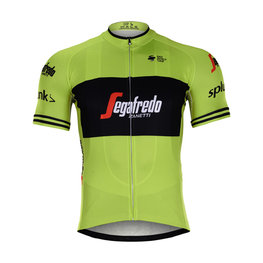 BONAVELO Cyklistický dres s krátkým rukávem - TREK 2019 - žlutá