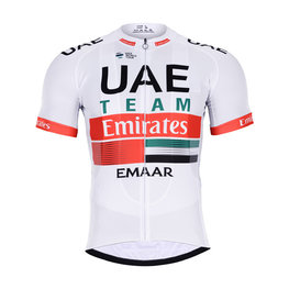 BONAVELO Cyklistický dres s krátkým rukávem - UAE 2019 - bílá